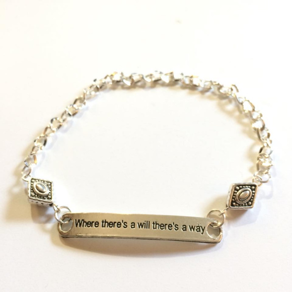 Hand Crafted Jewelry - WHERE THERE'S A WILL THERE'S A WAY Bracelet